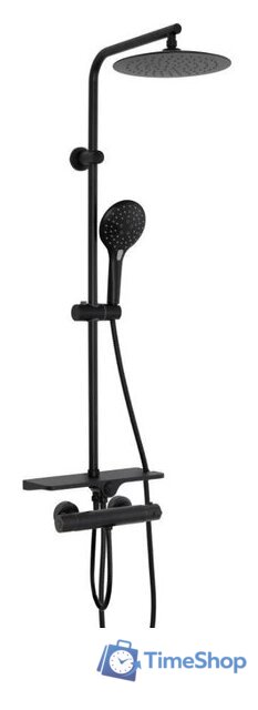 Душевая система  Rea Mike REA-P0550 (черный) - Изображение №1 — Интернет-магазин Time-Shop