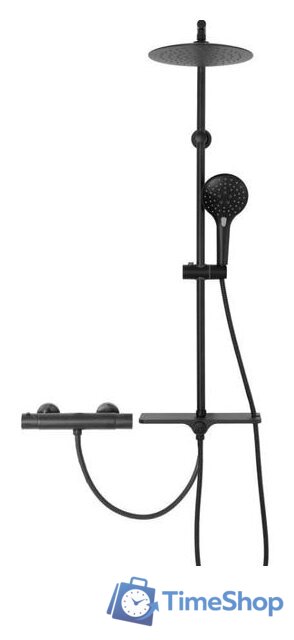 Душевая система  Rea Mike REA-P0550 (черный) - Изображение №3 — Интернет-магазин Time-Shop