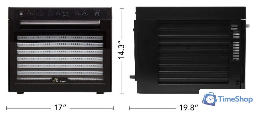 Сушилка для овощей и фруктов Tribest Sedona Classic SD-P9000-B - Изображение №4 — Интернет-магазин Time-Shop