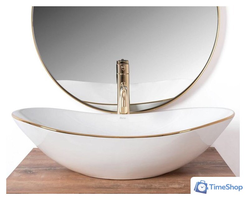 Умывальник Rea Royal (белый) - Изображение №3 — Интернет-магазин Time-Shop