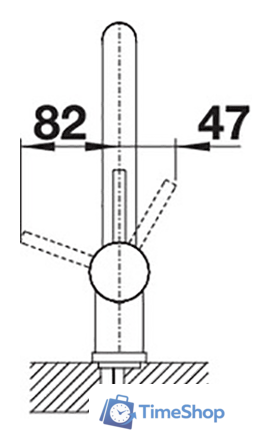 Смеситель Blanco Linus 517183 (стальной) - Изображение №4 — Интернет-магазин Time-Shop