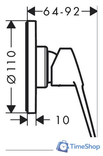 Смеситель Hansgrohe Logis Loop 71361000 - Изображение №2 — Интернет-магазин Time-Shop