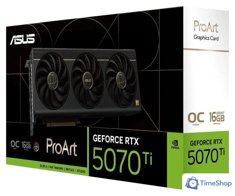Видеокарта ASUS ProArt GeForce RTX 5070 Ti OC Edition 16GB GDDR7 PROART-RTX5070TI-O16G - Изображение №16 — Интернет-магазин Time-Shop