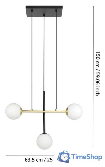 Подвесная люстра Eglo Paz 390177 - Изображение №4 — Интернет-магазин Time-Shop