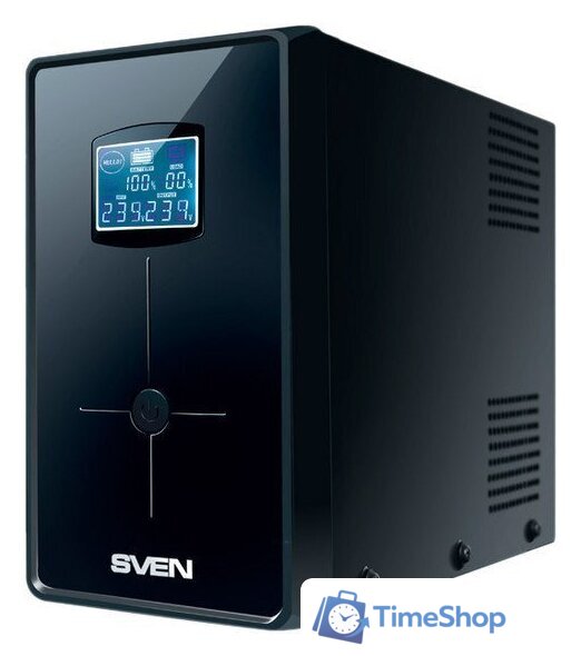 Источник бесперебойного питания SVEN Pro+ 1500 (LCD, USB) - Изображение №1 — Интернет-магазин Time-Shop