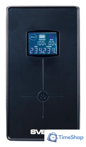 Источник бесперебойного питания SVEN Pro+ 1500 (LCD, USB) - Изображение №2 — Интернет-магазин Time-Shop