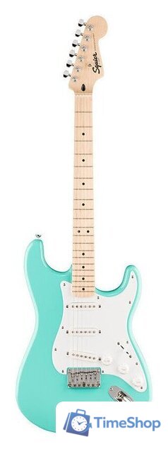 Электрогитара Fender Squier Sonic Stratocaster HT Sea Foam Green - Изображение №1 — Интернет-магазин Time-Shop