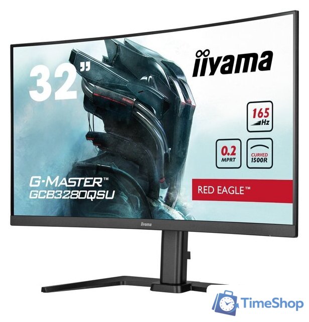Игровой монитор iiyama G-Master Red Eagle Curved GCB3280QSU-B1 - Изображение №4 — Интернет-магазин Time-Shop