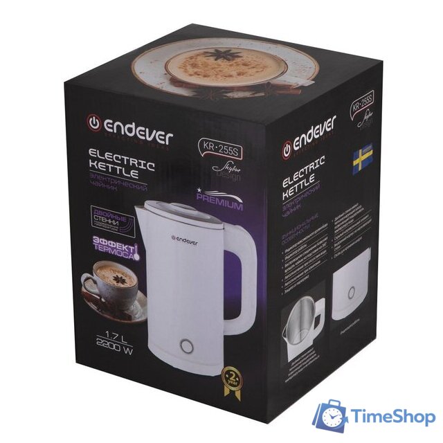 Электрический чайник Endever SkyLine KR-255S - Изображение №8 — Интернет-магазин Time-Shop