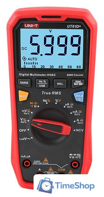 Мультиметр UNI-T UT61D+ - Изображение №1 — Интернет-магазин Time-Shop