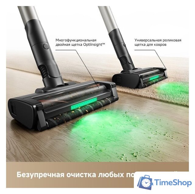 Пылесос Trouver Cordless Vacuum Cleaner G70 Detect V2515 (евровилка, черный) - Изображение №6 — Интернет-магазин Time-Shop