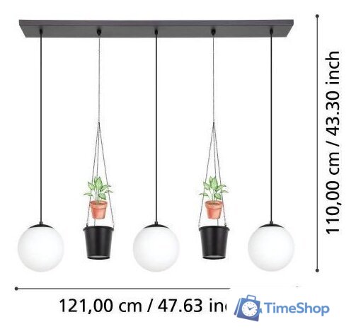 Подвесная люстра Eglo Rondo 3 900512 - Изображение №6 — Интернет-магазин Time-Shop