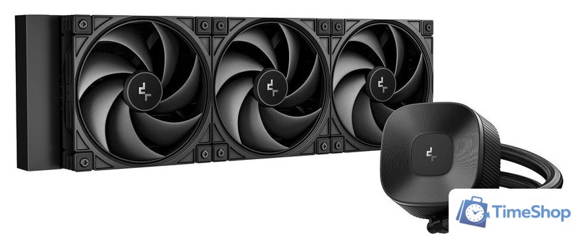 Система жидкостного охлаждения для процессора DeepCool LE360 V2 Zero Dark R-LE360ZERO-BKLNMD-G-1 - Изображение №1 — Интернет-магазин Time-Shop