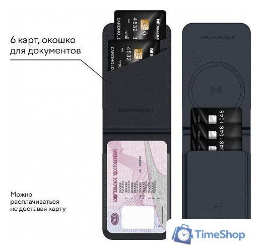 Кредитница Magssory Geotag Magnetic Blue ACL003b - Изображение №10 — Интернет-магазин Time-Shop