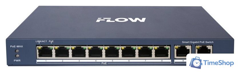 Неуправляемый коммутатор iFlow F-SW-EM610POE-VM - Изображение №1 — Интернет-магазин Time-Shop