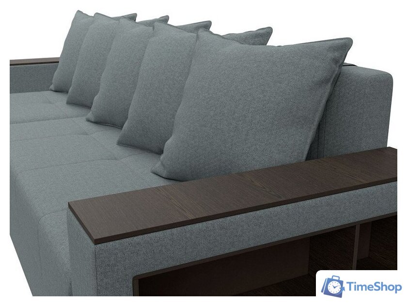 Угловой диван Лига диванов Дубай Лайт левый 121640L (рогожка амур серый) - Изображение №8 — Интернет-магазин Time-Shop