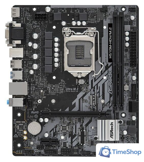Материнская плата ASRock H510M-HDV/M.2 - Изображение №1 — Интернет-магазин Time-Shop