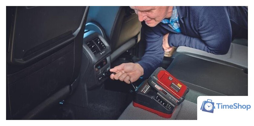 Зарядное устройство Einhell Power X-Car Charger 3A (18В) - Изображение №4 — Интернет-магазин Time-Shop