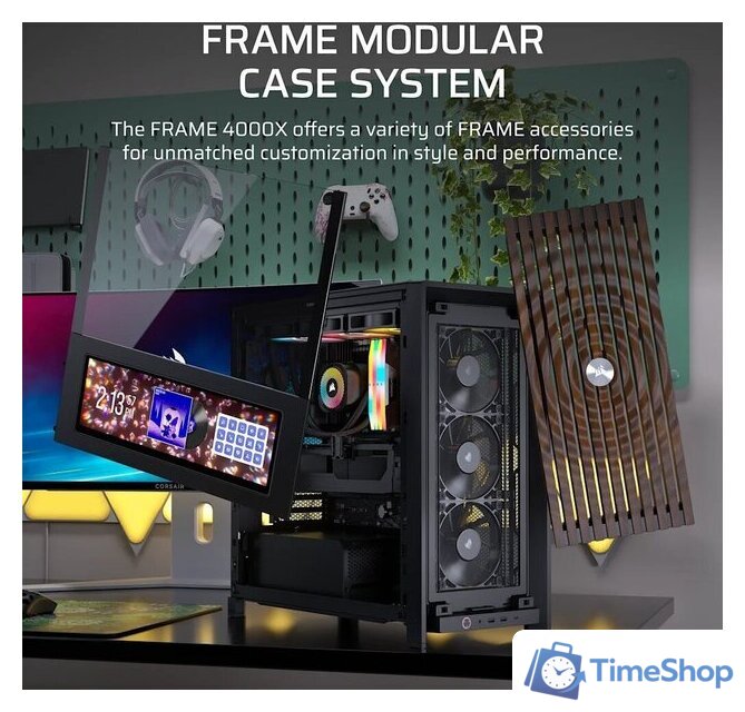 Корпус Corsair Frame 4000X RS CC-9011302-WW - Изображение №6 — Интернет-магазин Time-Shop