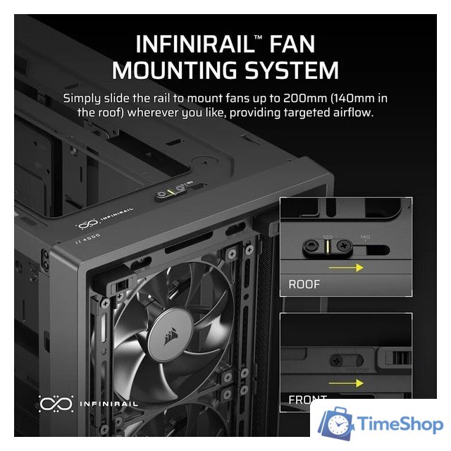 Корпус Corsair Frame 4000X RS CC-9011302-WW - Изображение №8 — Интернет-магазин Time-Shop