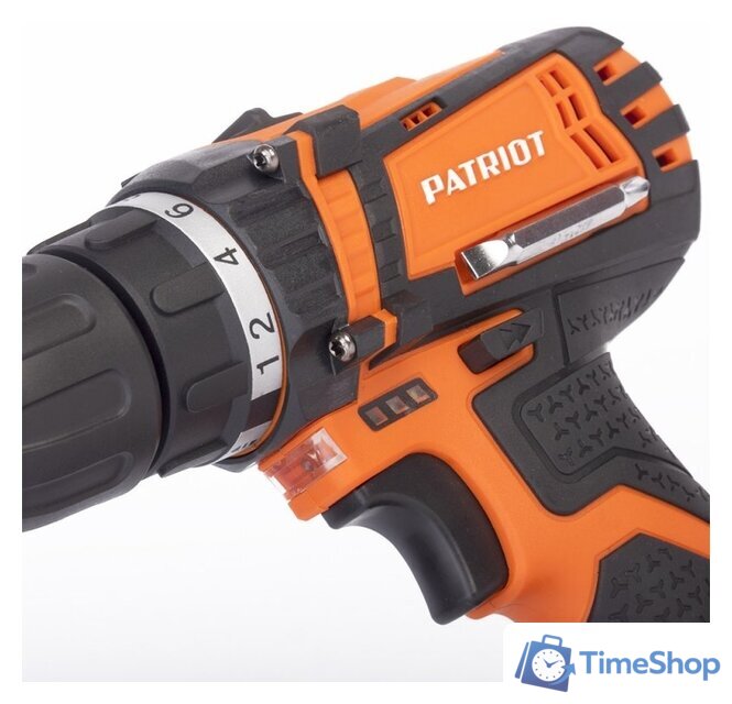Дрель-шуруповерт Patriot BR 181UES 180201481 (с 2-мя АКБ, кейс) - Изображение №3 — Интернет-магазин Time-Shop