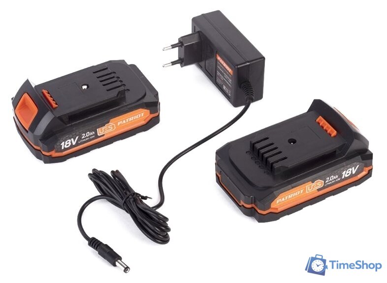 Дрель-шуруповерт Patriot BR 181UES 180201481 (с 2-мя АКБ, кейс) - Изображение №8 — Интернет-магазин Time-Shop