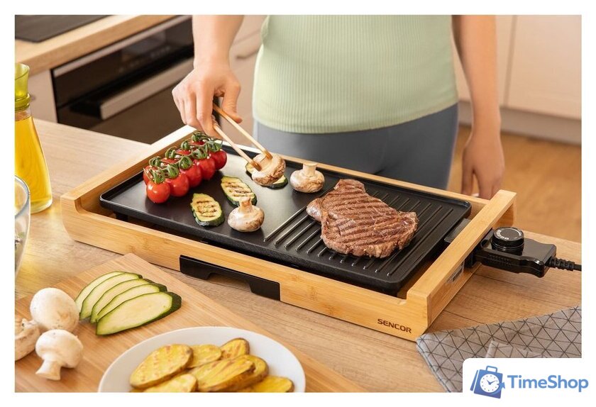 Электрогриль Sencor SBG 206BK - Изображение №7 — Интернет-магазин Time-Shop