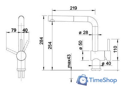 Смеситель Blanco Linus-S-F 514023 (хром) - Изображение №5 — Интернет-магазин Time-Shop