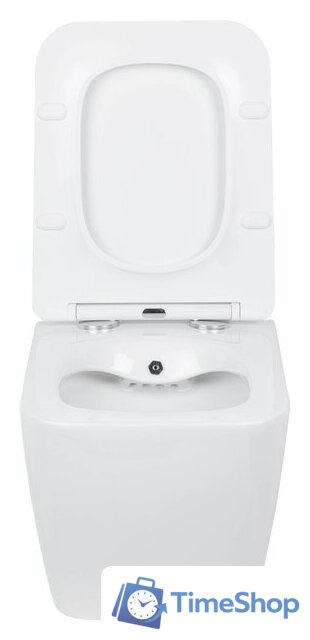 Унитаз подвесной Roxen Cube bidet в комплекте с инсталляцией StounFix Dual Fresh 6 в 1 968094 (кнопка: золото глянцевое ) - Изображение №5 — Интернет-магазин Time-Shop