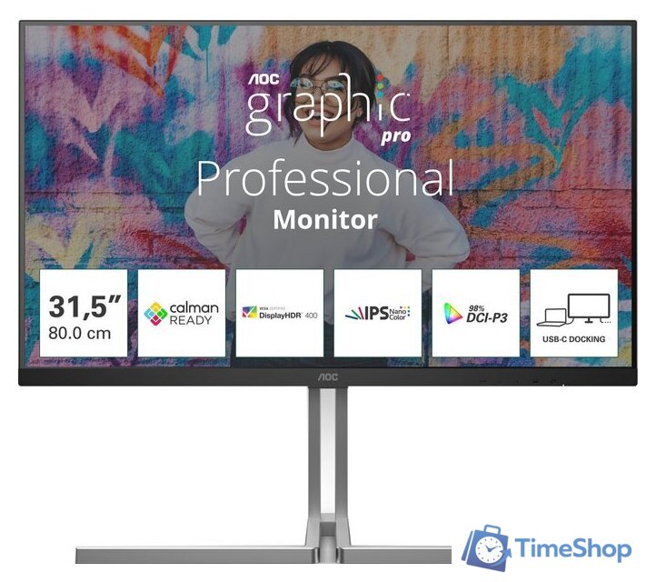 Монитор AOC Graphic Pro U32U3CV - Изображение №1 — Интернет-магазин Time-Shop