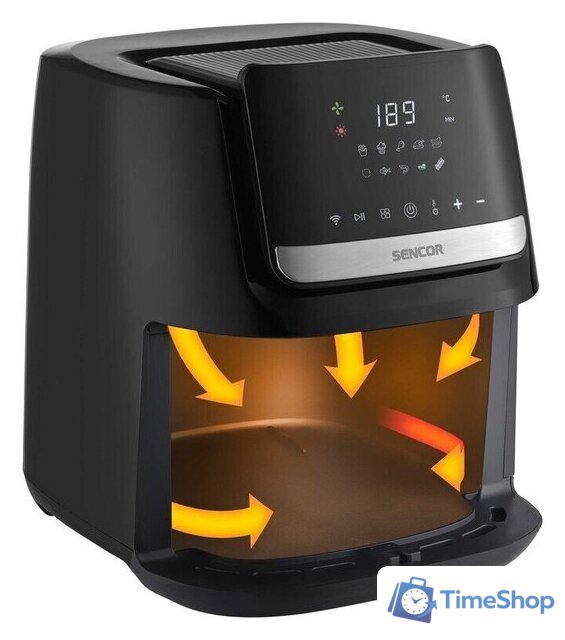 Аэрогриль (аэрофритюрница) Sencor SFR 6600SS - Изображение №5 — Интернет-магазин Time-Shop