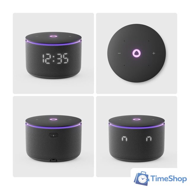 Умная колонка Яндекс Станция Мини 3 Про (зеленый) - Изображение №3 — Интернет-магазин Time-Shop