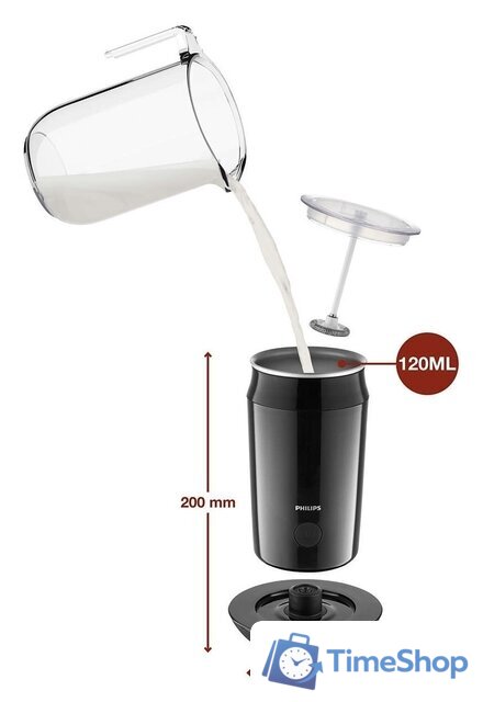 Автоматический вспениватель молока Philips CA6500/63 Milk Twister - Изображение №5 — Интернет-магазин Time-Shop