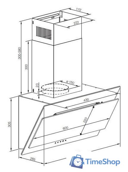 Кухонная вытяжка Graude Classic DHK 60.1 EL - Изображение №2 — Интернет-магазин Time-Shop