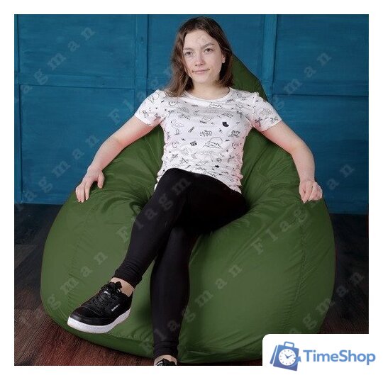 Кресло-мешок Flagman Груша Мега Г3.2-03 (оливковый) - Изображение №12 — Интернет-магазин Time-Shop