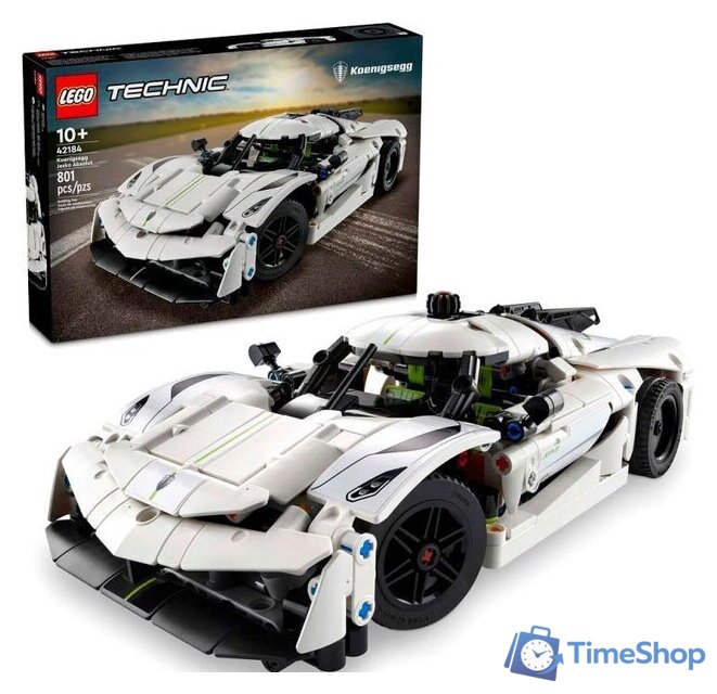 Конструктор LEGO Technic 42184 Белый гиперкар Koenigsegg Jesko Absolut - Изображение №1 — Интернет-магазин Time-Shop