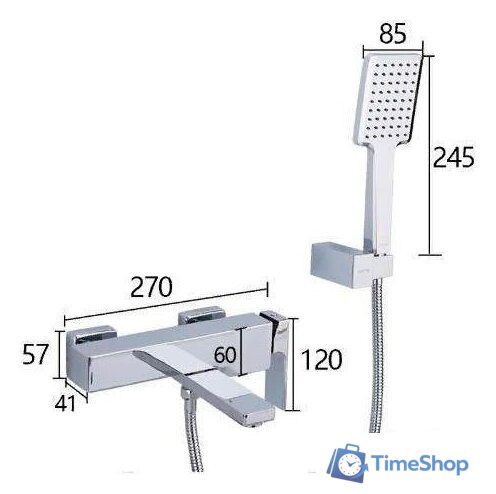Смеситель Gappo Futura G3218 - Изображение №4 — Интернет-магазин Time-Shop