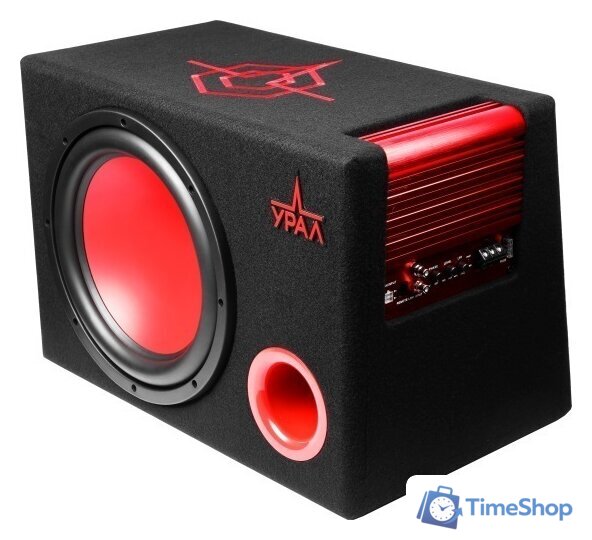 Корпусной активный сабвуфер Урал АС-У12А (черный) - Изображение №1 — Интернет-магазин Time-Shop
