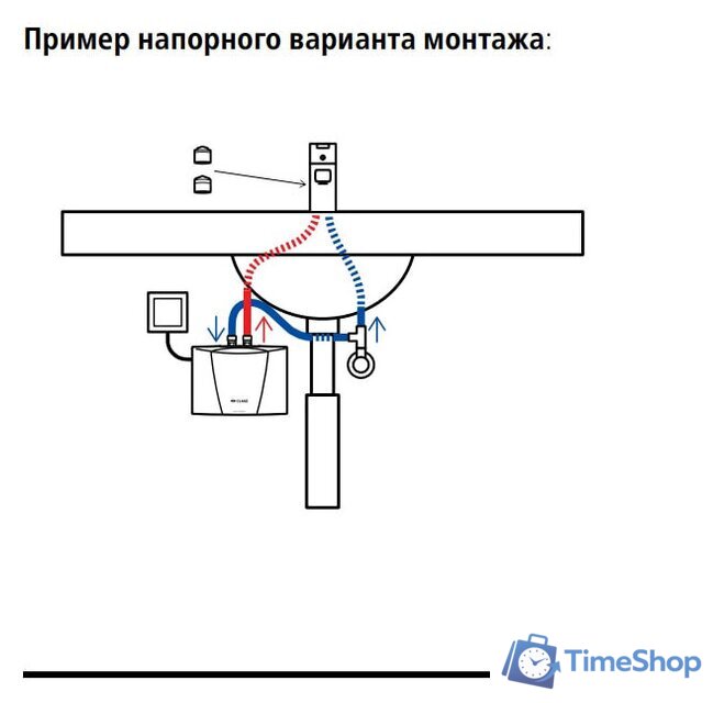 Проточный электрический водонагреватель Clage MBH 4 - Изображение №4 — Интернет-магазин Time-Shop