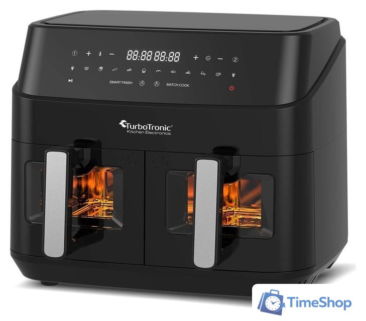Аэрогриль (аэрофритюрница) TurboTronic TT-DAF6W (черный) - Изображение №1 — Интернет-магазин Time-Shop
