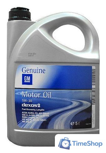 Моторное масло GM Opel 5W30 95599405 5л - Изображение №1 — Интернет-магазин Time-Shop