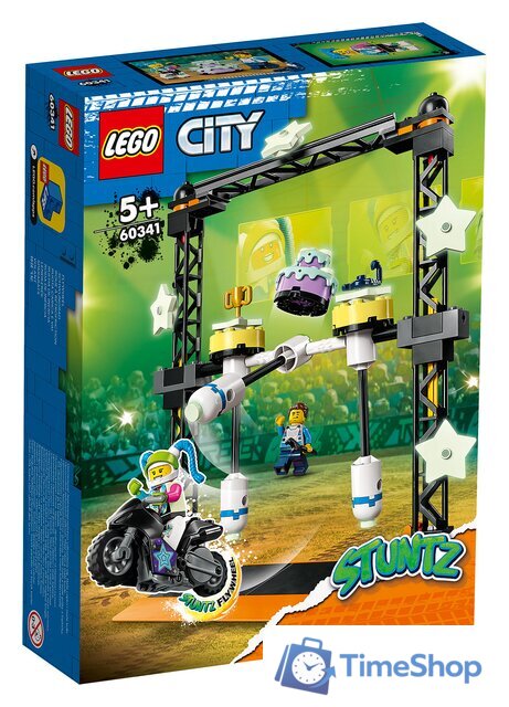 Конструктор LEGO City 60341 Трюковое испытание Нокдаун - Изображение №1 — Интернет-магазин Time-Shop