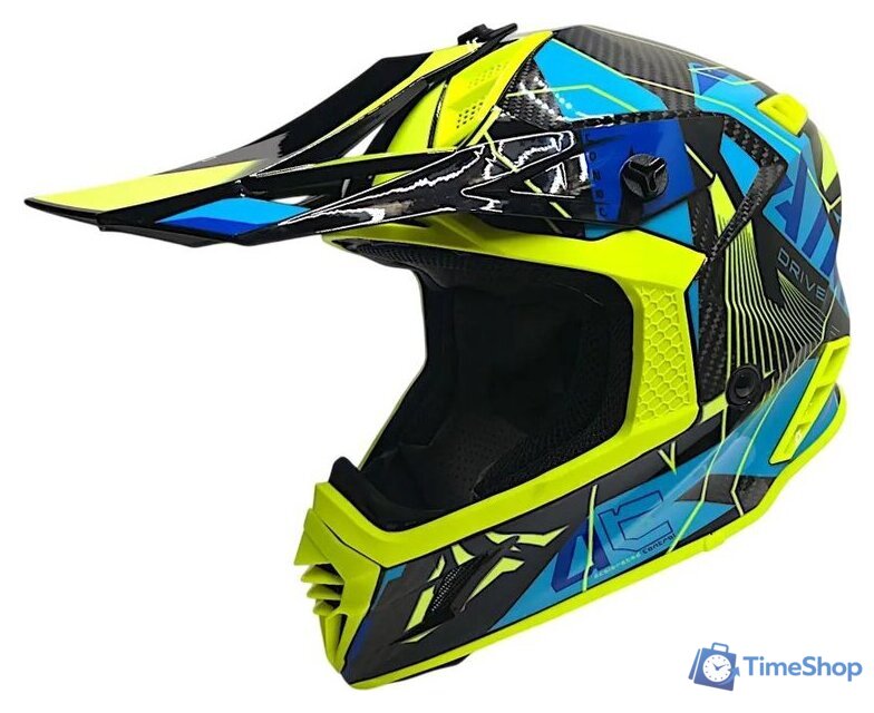 Мотошлем AIM RH855 Carbon Razor RH855R-DYB-XXL (XXL, желтый/синий) - Изображение №1 — Интернет-магазин Time-Shop