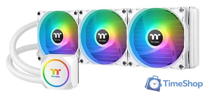 Система жидкостного охлаждения для процессора Thermaltake TH360 ARGB Sync Snow Edition CL-W302-PL12SW-A - Изображение №1 — Интернет-магазин Time-Shop