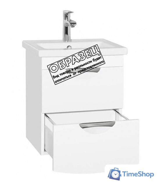  Style Line Тумба под умывальник Жасмин-2 55 (для квадратной раковины) - Изображение №3 — Интернет-магазин Time-Shop