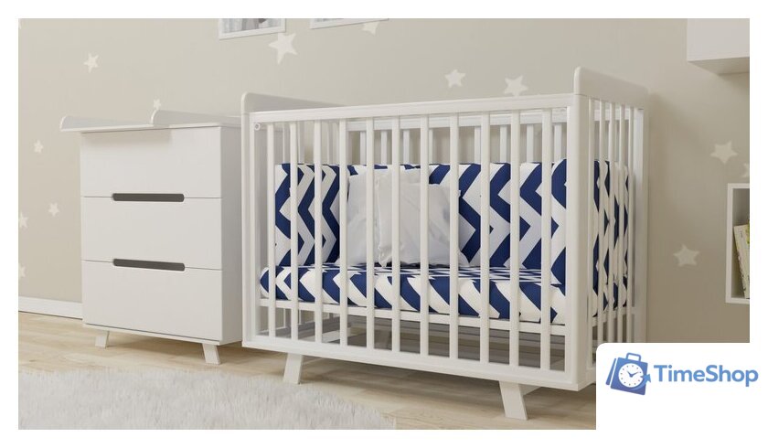 Детский комод Incanto Anniken LUX 800/3 PK-0087/0 (белый) - Изображение №8 — Интернет-магазин Time-Shop