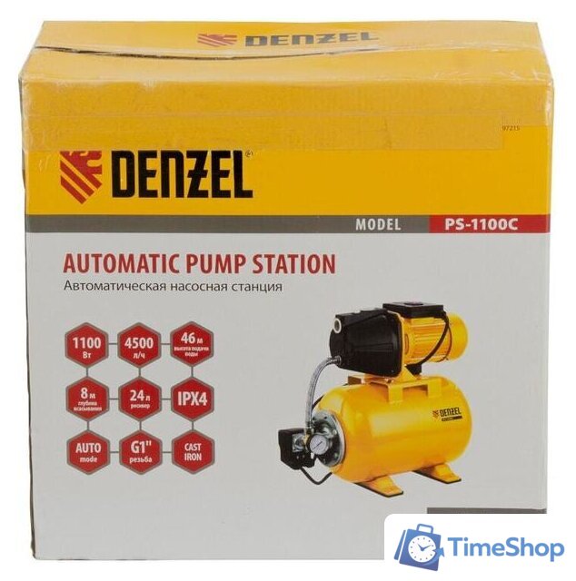 Насосная станция Denzel PS1100С - Изображение №7 — Интернет-магазин Time-Shop