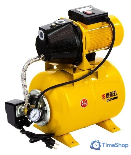 Насосная станция Denzel PS1100С - Изображение №1 — Интернет-магазин Time-Shop