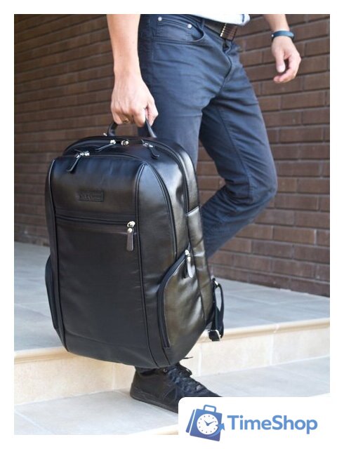 Городской рюкзак Carlo Gattini Vicoforte 3099-01 (черный) - Изображение №8 — Интернет-магазин Time-Shop