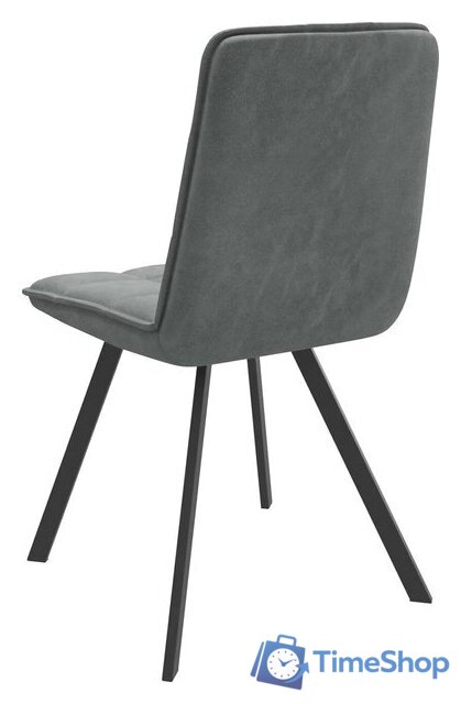 Стул Мамадома Rom D-R 360 (k10 Антрацит замша Lux/черный) - Изображение №2 — Интернет-магазин Time-Shop